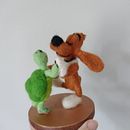 My project for course: Needle Felting Animal Creation. Un progetto di Artigianato, Design di giocattoli, Fiber Art, Needle felting e Textile Design di cuttheplot - 22.08.2022