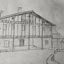 Mi proyecto del curso: Dibujo arquitectónico con acuarela y tinta. Un proyecto de Bocetado, Dibujo, Pintura a la acuarela, Ilustración arquitectónica, Sketchbook e Ilustración con tinta de adarave - 22.08.2022
