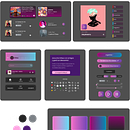 Mi proyecto del curso: Introducción a Design Systems con Figma. Projekt z dziedziny UX / UI, Projektowanie aplikacji mobiln, ch, Projektowanie aplikacji, Projektowanie produktu c i frowego użytkownika Alex Arraga - 23.08.2022