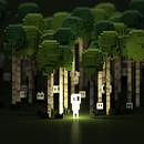 Gleam. Un proyecto de Ilustración tradicional, Modelado 3D y Pixel art de William Santacruz - 23.08.2022