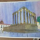 Meu projeto do curso: A arte da aquarela: pinte sua visão do mundo. Un progetto di Illustrazione tradizionale, Belle arti, Pittura e Pittura ad acquerello di Almerinda Guia - 28.08.2022