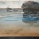 2 Color Texture techniques. Projekt z dziedziny Craft,  Malarstwo i Malowanie akwarelą użytkownika Terence Leach - 27.08.2022