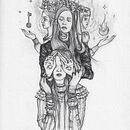 The Hekate.. Un progetto di Illustrazione con inchiostro di Priscila De Sá Carey - 24.08.2022