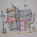 Mi proyecto del curso: Dibujo arquitectónico expresivo con marcadores de colores. Un projet de Esquisse , Dessin, Illustration architecturale, Carnet de croquis et Illustration à l'encre de danieljmut - 20.08.2022