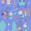 Mi proyecto del curso: Ilustración de una historia con estilo kawaii (Les Miserables). Ilustração tradicional, Design de personagens, Ilustração digital, e Mangá projeto de Rue Jalife - 23.08.2022