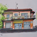 Il mio progetto del corso: Disegno architettonico espressivo con pennarelli colorati. Sketching, Drawing, Architectural Illustration, Sketchbook & Ink Illustration project by Martina Govoni - 08.20.2022