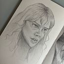 Rostro 3/4. Traditional illustration project by Elizabeth Zambrano - 08.25.2022