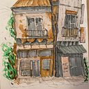 My project for course: Expressive Architectural Sketching with Colored Markers. Projekt z dziedziny Sketching,  R, sunek,  R, sunek architektoniczn, Sketchbook,  R i sunek atramentem użytkownika agibson - 24.08.2022