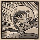 Procreate anime. Ilustração tradicional projeto de Torrin Nelson - 25.08.2022
