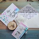 Mi proyecto del curso: Lettering en pequeño formato. Een project van Traditionele illustratie,  Belettering,  H y lettering van Blanca Elia Solorzano - 23.08.2022