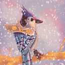 A Blue Guard. Traditional illustration project by jasoninglis2 - 08.24.2022