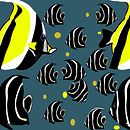 creation d un motif textile. Un projet de Création de motifs et Illustration vectorielle de nath nallet - 25.08.2022