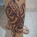 Meu projeto do curso: Técnicas de tatuagem Blackwork com fineline . Un progetto di Design di tatuaggi di Brendo Santos Lima - 15.08.2022