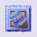 Golden Pop Frame. Un proyecto de 3D, Ilustración tradicional, Concept Art y Creatividad de Azul Hudson - 26.08.2022