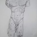 Dibujo representativo "Torso de Doryphoras" 100-200 AD. Un proyecto de Dibujo a lápiz de drmagallond - 26.08.2022