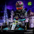 Poster gran premio de Bélgica F1 2022 Ein Projekt aus dem Bereich Fotografie, Bildbearbeitung, VFX, Fotoretuschierung, Artistische Fotografie, Fotografische Komposition und Fotomontage von Hibrand Muñoz - 26.08.2022