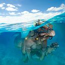 Dracoeqine Mother and calf. Ilustração tradicional, e 3D projeto de Glen Southern - 26.08.2022