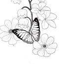 My project for course: Botanical Tattoo with Pointillism. Traditional illustration, Tattoo Design, and Botanical Illustration project by sandrasmorag - 08.20.2022
