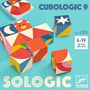 Cubologic 9 Block Game. Un proyecto de Diseño, Ilustración tradicional, Diseño de juguetes, Diseño de juegos e Ilustración infantil de Ben Newman - 27.08.2022