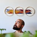 TRAVESSIAS HORIZONTES (arte têxtil). Un proyecto de Diseño, Artesanía, Bellas Artes, Diseño textil y Telar de Julio de Paiva - 27.08.2022