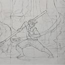 Kaladin Stormblessed fanart - from The Way of Kings (Brandon Sanderson). Traditional illustration, and Character Design project by Distinger Aztecas - 08.21.2020