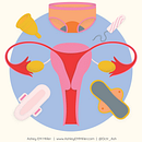 Menstrual hygiene for every body, every month.. Un proyecto de Ilustración tradicional, Diseño gráfico, Ilustración vectorial e Ilustración digital de ashley_em_miller - 25.08.2022