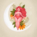 A mulher e a natureza.. Projekt z dziedziny Trad, c i jna ilustracja użytkownika Ligiane Lange Goldbach - 30.08.2022
