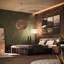modern BOHO master bedroom Ein Projekt aus dem Bereich Innendesign, 3-D-Modellierung, 3-D-Design, Design und Architektur von nader_aziz_adly - 31.08.2022