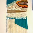 Il mio progetto del corso: Macraweave: combina macramè e tecniche di tessitura. Un progetto di Design di accessori, Interior design, Interior Design, Fiber Art, Macramè, Tessitura e Textile Design di Federica Mazzotta - 31.08.2022