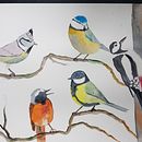 My project for course: Artistic Watercolor Techniques for Illustrating Birds . % ratilain tarafından hazırlanan Geleneksel illüstrasyon, Suluboya Resim, Gerçekçi Çizim, Ve Doğalcı İllüstrasyon projesi - 08.31.2022