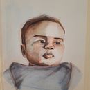 Meu projeto do curso: Retrato artístico em aquarela. Artes plásticas, Pintura, Pintura em aquarela, e Desenho de retrato projeto de augustomotta03 - 31.08.2022