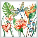 Flower illustrations. Traditional illustration, Pencil Drawing, and Colored Pencil Drawing project by Gyongyi Nagy - 09.02.2022