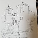 My project for course: Expressive Architectural Sketching with Colored Markers. Projekt z dziedziny Sketching,  R, sunek,  R, sunek architektoniczn, Sketchbook,  R i sunek atramentem użytkownika abcdwh1 - 02.09.2022