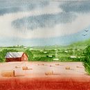 Mon projet du cours : Paysages à l'aquarelle : techniques et outils expérimentaux. Un proyecto de Bellas Artes, Pintura y Pintura a la acuarela de France BOISSY - 02.09.2022