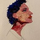 Embroidered portraiture project -2nd try. Projekt z dziedziny  Haft użytkownika Henrietta Koffi - 02.09.2022