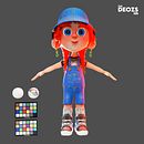 Alexia Pérez. Character Design, 3D, 3D Modeling, Game Design, and Rigging project by thedeozs_ink - 09.02.2022
