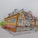 Expressive Architectural Sketching with Colored Markers. Projekt z dziedziny Sketching użytkownika De Treabă - 02.09.2022