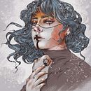 Mi proyecto del curso: Técnicas de ilustración con acuarela digital. Ilustração tradicional, Ilustração digital, Pintura em aquarela, Desenho de retrato, e Desenho digital projeto de Mar Sotelo - 05.09.2022