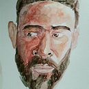 Mi proyecto del curso: Retrato contemporáneo en acuarela. Een project van  Beeldende kunst, Schilderij, Aquarelschilderen y  Portrettekening van gonzalo_alejandro_trejo - 06.09.2022