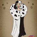 Fanart villanos Disney. Een project van Traditionele illustratie,  Ontwerp, Film, video en televisie y  Tekening van Leyre Sevilleja Hurtado - 06.09.2022