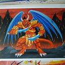 Mi proyecto del curso: Ilustración de personajes en acrílico. Traditional illustration, Character Design, Painting, Comic, Acr, and lic Painting project by Ricardo Suarez - 09.07.2022