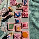 Mon projet du cours : Techniques d’estampillage pour enfants. Projekt z dziedziny Trad, c, jna ilustracja, Craft,  Sztuki piękne, Stemple, Kreat, wne zabaw i z dziećmi użytkownika Julie Fantigrossi - 08.09.2022