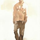 My project for course: Sketching People with Watercolor. Een project van  Schetsen, Aquarelschilderen y Anatomisch tekenen van anke_mols - 08.09.2022