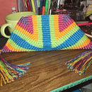 Meu projeto do curso: Tapestry circular: crie patterns e acessórios. Un progetto di Design di accessori, Pattern design, Fiber Art, DIY, Uncinetto e Textile Design di Ane Caroline Silva Freire - 09.09.2022