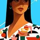 Travel Lust Ein Projekt aus dem Bereich Design, Traditionelle Illustration, Digitale Illustration, Musterdesign, Porträtzeichnung, Zeichnung, Malerei, Digitale Zeichnung, Digitales Design, Digitale Malerei, Design von Figuren und Bildende Künste von Bo Feng Lin - 09.09.2022