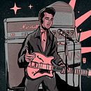 ELVIS , ILUSTRACION . % Diego Bedoya Perez tarafından hazırlanan Geleneksel illüstras, on, Dijital İllüstras, on, Ve Dijital Çizim projesi - 09.08.2022