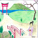 Mi proyecto del curso: Ilustración en acuarela con influencia japonesa. Traditional illustration, Drawing, and Watercolor Painting project by Carlos Arreola Velázquez - 09.05.2022