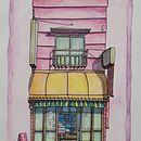 Japón: Tokyo y Mateusz Urbanowicz. Een project van Sketchbook,  Architecturale illustratie,  Ontwerp, Aquarelschilderen y  Illustratie met inkt van Selena G. - 09.09.2022