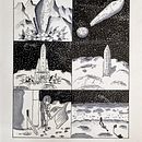 Übung, Puño, Comic, Reise zum Mond . Projekt z dziedziny Edukacja użytkownika Robin - 08.09.2022