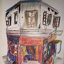 Sketch with Colour Pencils . Projekt z dziedziny Trad, c, jna ilustracja,  Architektura, Sketching, R i sowanie kredkami użytkownika Akanksha Verma - 10.09.2022